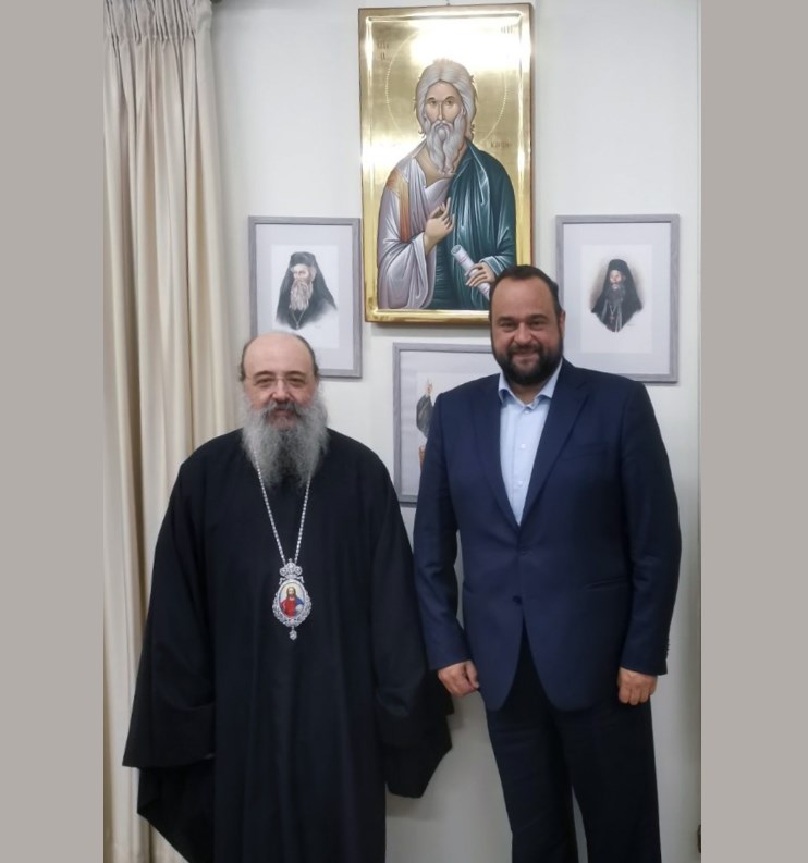 Σύνάντηση με τον Σεβασμιότατο Μητροπολίτη Πατρών κ.κ. Χρυσόστομο